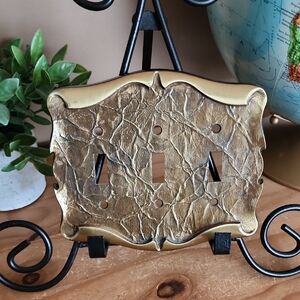 Vintage Amerock 3 Toggle  Switch Plate